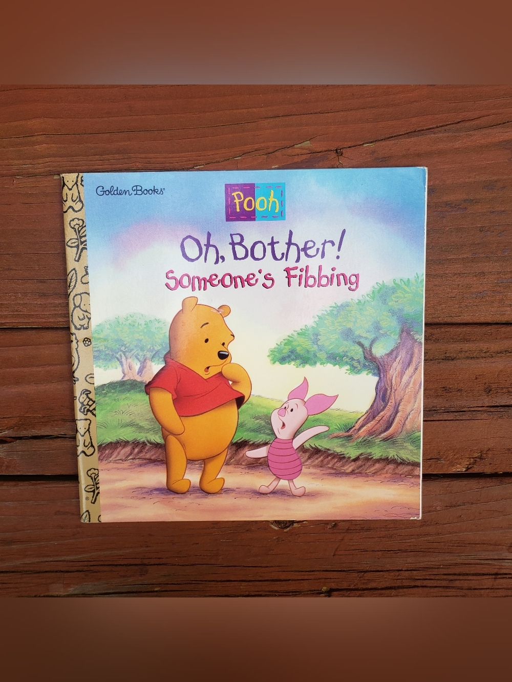 Golden Books POOH Oh, Brother Someone's Fibbing Paperback Book